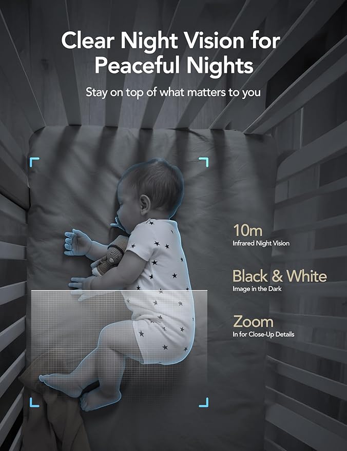GNCC Only 2.4GHz Indoor Security Camera, 1080P Cameras for Home Security, Motion Detection, Two-Way Audio, Night Vision, Dog Camera with App, Easy Install, Cloud Storage Subscription Required(4-Pack)