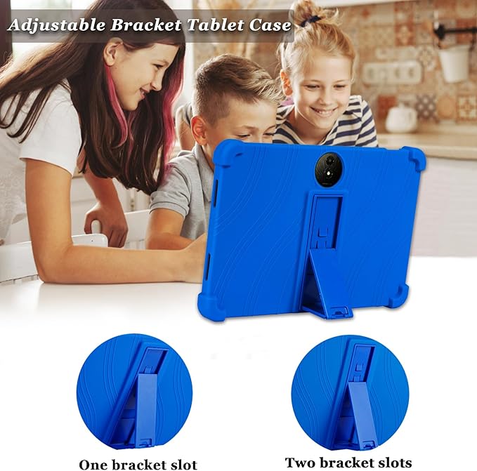 ATOOZ for TCL NXTPAPER 11 Plus Tablet Case 2025 (9469X) with PC Stand Soft Silicone Kids Case for TCL NXTPAPER 11 Plus 11.5 Inch (Blue)