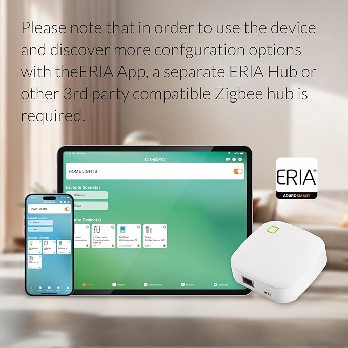 ERIA Colors and White A19 Dimmable CRI 90+ Smart Bulb Works with Hue*, SmartThings, HA, Amazon Echo (4th Gen), Alexa, HA, Google Assistant (2-Pack)