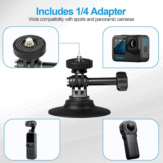 3 Pack Flexible Adhesive Helmet Mounts, Sticky Helmet Camera Mount Kit with Large Base, Accessories for Gopro Hero13/12/11/10/9/8 Max DJI Action 5 Pro 4 3 Insta360 X5 X4 X3 Ace Pro 2