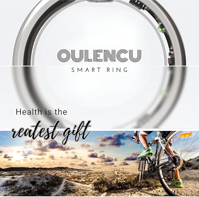 2026 Smart Ring for Women & Men Health Fitness Tracker for Daily Activity Workouts | Heart Rate Sleep Blood Oxygen Steps Cycle Monitoring Meditation | No Subscription Required (Gold, #12)