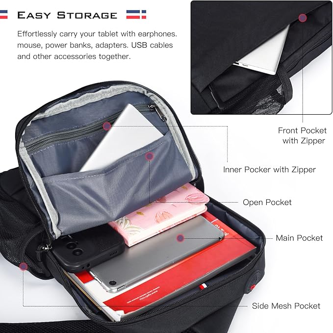 Tablet Carrying Sleeve Shoulder Bag for Amazon Fire Max 11/Fire HD 10 Plus 2023-2021,iPad Pro M5 M4 11 inch/iPad Air M4 M3 M2 2026 2025 2024/iPad 11th 10th/Air 5/Samsung Galaxy Tab S9 S8 Case