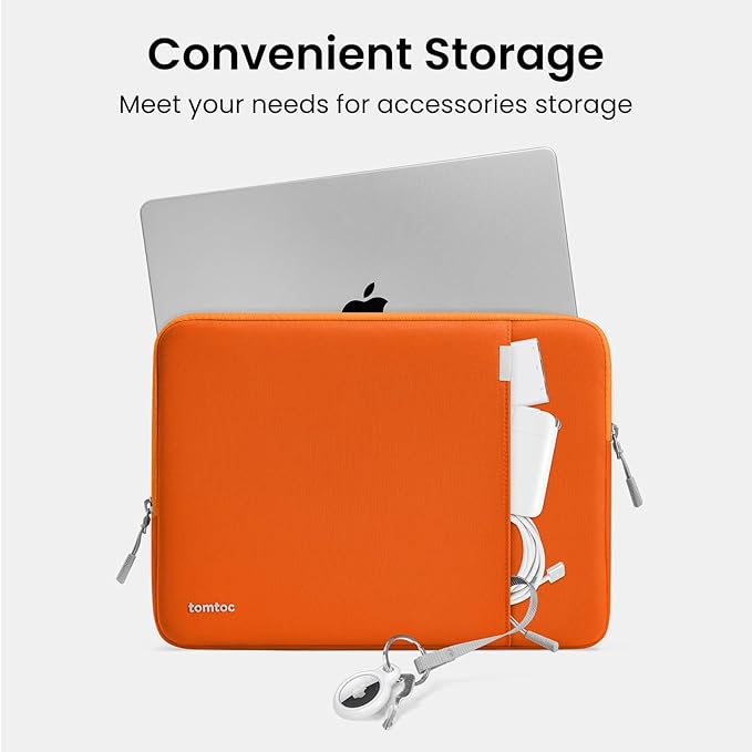 tomtoc 360° Protective Laptop Sleeve for 14-inch New MacBook Pro M5 Pro/Max (2026) A3426 A3427 A3434 M4/M3/M2/M1 A3112 A3401 A3185, Water-Resistant Laptop Case Fits Dell XPS 14 & 13.8" Surface Laptop