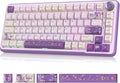 My Little Pony Wireless Mechanical Keyboard - 81 Keys RGB Gaming Keyboard with Custom Linear Switches, Hot-Swap & Knob Control, Triple Connection (BT5.0/USB-C/2.4GHz), Compact for Work & Gaming