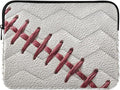 Baseball Laptop Case Sleeve, Baseball Texture Retro Red White Shockproof Protective Computer Carrying Cover, Briefcase Handbags 13-13.3inch Laptop Sleeve Bag