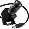 4K Ultra HD USB Webcam, 5-50mm 10X Optical Manual Zoom Lens, 2160P High Definition Camera for Live Streaming, Video Conference, Lightburn, Plug & Play for Windows Mac OS Linux