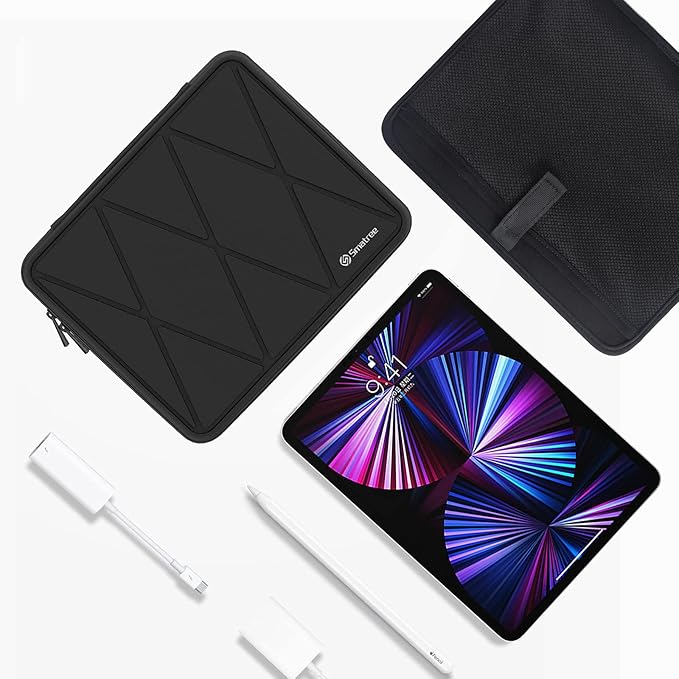 Smatree iPad Pro Hard Sleeve Case for 11 inch iPad Pro M5 2025/M4 2024/2022, 10.9 inch iPad Air 2022, Microsoft Surface Go 10.5 Sleeve Case Tablet Bag