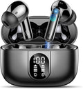 Csasan Wireless Earbuds Bluetooth 5.3 Headphones, 40H Playtime in-Ear Earphones, Mini Bluetooth Earbuds with ENC Noise Cancelling Mic, Deep Bass Stereo Ear Buds, LED Display, IPX7 Waterproof Earphones