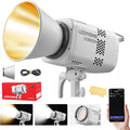 Godox Litemons LE200Bi 220W Bi Color COB LED Video Light, Professional Bowens Mount Studio Continuous Light CRI/TLCI 98+ 57700 Lux@1m APP DMX Control Ultra Quiet for Video Recording