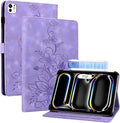 Case for iPad Pro 11 Inch (M5) 2025 / (M4) 2024, Auto Wake/Sleep Supports Pencil Pro and Pencil(USB-C) Magnetic Clasp Stand, Purple