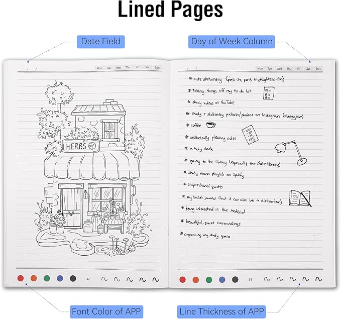 Yuan Smart Notebook with Smart Pen, Real time Sync Digitizing to Phone/Tablet, Smart Writing Cuaderno Digital for Students, Sketching, Note-Taking, Art & Meeting, Digital Paper Tablet, iOS & Android Compatible