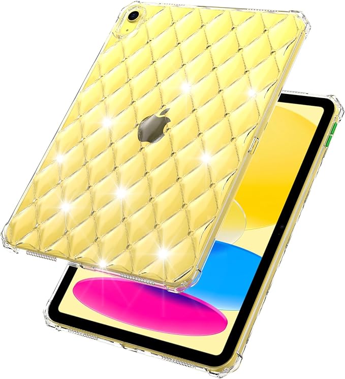 for Apple iPad 9th/8th/7th Generation Case Clear Back Transparent Soft TPU Shockproof Bumper Cover Crystal Silicone Gel Rubber Slim Lightweight Shell for iPad 10.2 inch (2021/2020/2019),Clear