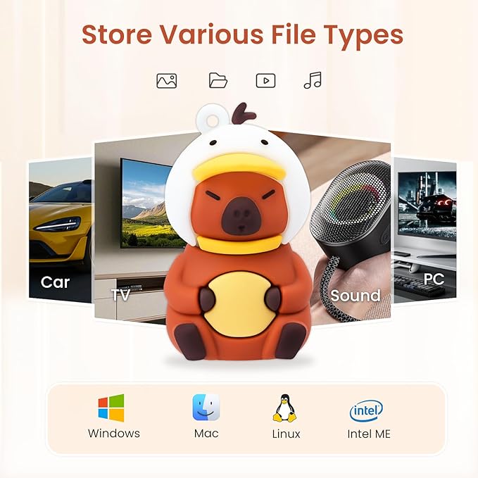 4 * 32GB Cute USB Flash Drive, Doctors Nurses Memory Stick Drive Pendrive Gift for Kids, Teacher, Friends