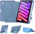 DTTO Case for iPad mini 7 (A17 Pro) 2024 / iPad mini 6 2021 8.3 inch with Pencil Holder, Multi-Angle Magnetic Standing Cover for iPad mini 7th/6th Generation [Auto Wake/Sleep], Sky Blue