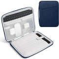 TiMOVO 13 Inch Tablet Sleeve for iPad Air 13" M3 2025, iPad Pro 13"/12.9", Galaxy Tab S9/S10 Plus/S9 FE+ 12.4", Remarkable Paper Pro 11.8", Protective Bag with Pockets, Indigo