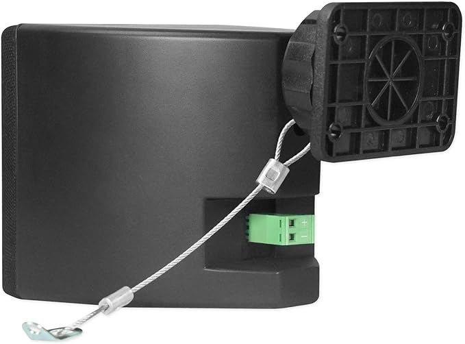 Rockville Pair Cube Black 30W RMS 3.5" Home Theater Wall Speakers, 8 Ohm, 360-Degree Swivel Brackets, True 2-Way Audio, Compact Design, for Home Theater and Surround Sound
