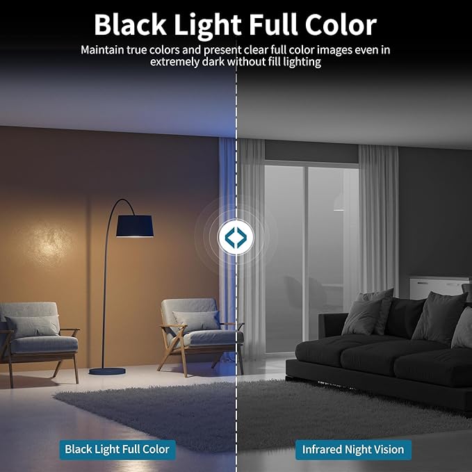 VSTARCAM 2K Security Camera, Built-in Battery, Low-Light Full-Color Night Vision, Motion Detection, Siren, 2-Way Audio, Remote Viewing, Cloud & SD Card Storage (up to 256GB)