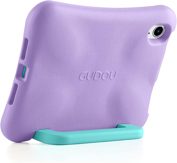 Kids Case for iPad Mini 7 (A17 Pro) 2024 /iPad Mini6 2021, Light Weight Heavy Duty/Shockproof/Drop Proof with Handle/Kickstand, Child Friendly Cover for iPad Mini 7th/6th Gen 8.3inch (Purple)
