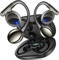 Open Earbuds True Wireless Bluetooth Earphones with Microphone, Bluetooth 5.4 Over Ear Earbuds with Earhook, 40H Playtime Ear Buds, Open Earphones Fit Sport, Running, Workout