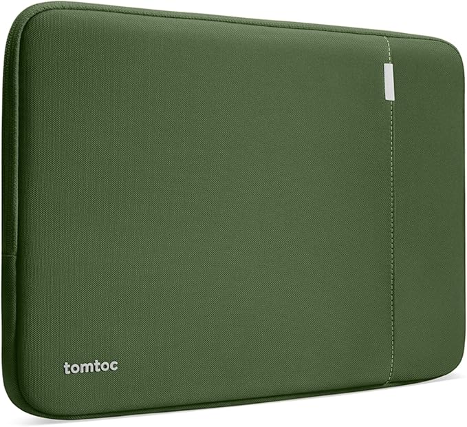 tomtoc 360° Protective Laptop Sleeve for 13-inch New MacBook Air M5/A3449 (2026) M4/A3240, M3/A3113, M2/A2681, M1/A2337, Water-Resistant Computer Case Bag Fits 13" MacBook Neo A18 & MacBook Pro M2/M1