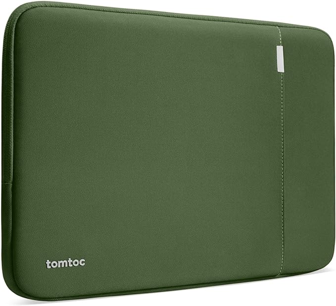 tomtoc 360° Protective Laptop Sleeve for 15-inch New MacBook Air M5/A3448 (2026), M4/A3241, M3/A3114, M2/A2941, Water-Resistant Laptop Case Fits 15-inch MacBook Pro A1990 A1707 & Surface Laptop AI PC