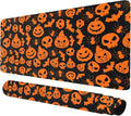 Halloween Mouse Pad - 31.5×15.8 Inch Gaming Mouse Pad with Stitched Edges for Keyboard and Mouse