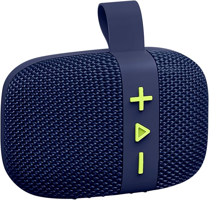 Fisher Portable Bluetooth Speakers, Clip-On Speakers Bluetooth Wireless, IPX5 Waterproof Speaker,10W Peak Power Bluetooth Speaker Stereo HD Sound, BT 5.3, FM Radio, for Pool, Beach, Use Anywhere