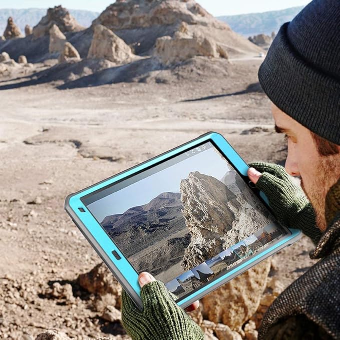 SUPCASE Unicorn Beetle PRO Case for iPad Air 3 (2019) and iPad Pro 10.5'' (2017), Heavy Duty with Built-in Screen Protector Full-Body Rugged Protective Case(Blue)