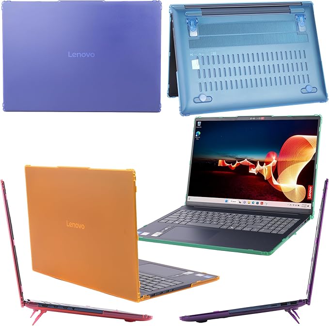 mCover Case ONLY Compatible for 2024-2026 16" Lenovo IdeaPad Slim 5 16AHP10 16ARP10 16AKP10 16IRH10 16IAH10 16IRU9 16ABR8 Series Windows Computers(NOT for Other Lenovo Models)- Blue