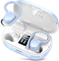 Ear buds Wireless Bluetooth Earbuds Sport 2026 NEW Bluetooth 5.3 Headphones 128H Playtime with LED Display Powerful Bass Over Ear Earphones with Earhooks IP7 Waterproof for Gym/Running/Workout