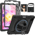 for iPad Pro 11 Case 4th 3rd 2nd 1st Gen (2022 2021 2020 2018) with Screen Protector,iPad Air 5th 4th Generation 10.9 inch Case for Kids with 360 Stand Hand/Shoulder Strap