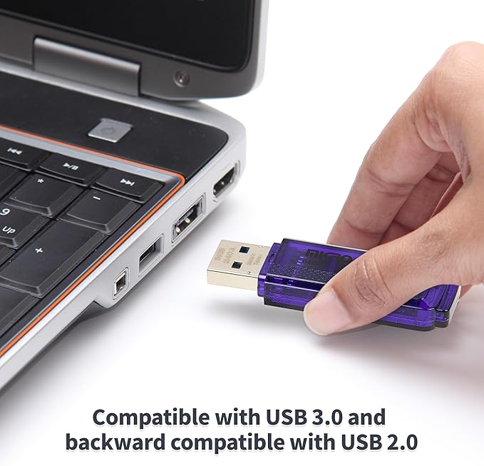 INLAND Micro Center SuperSpeed Single Pack 64GB USB 3.0 Flash Drive Gum Size Memory Stick Thumb Drive Data Storage Jump Drive (64G)