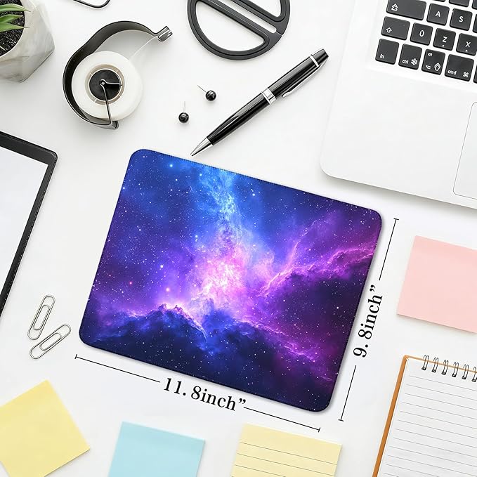 Mouse Pad for Gaming & Office - (11.8"×9.8") Small Desk Mat with Smooth Surface and Stylish Design for PC, Home Office Decor and Work