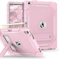 Grifobes Case for iPad Air 13-inch (M4/M3/M2) 2026/2025/2024, Heavy Duty Shockproof Rugged Protective Cover with Pencil Holder/Built-in Stand for i Pad Air 13" (Pink)