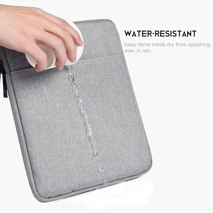 9-11 inch iPad Carrying Case, Padded Travel Tablet Sleeve Bag for 11 inch iPad Pro M5(2025) M4(2024), Air M2 M3(2025) M4(2026), A16, 10.9 10.2 10.5-in, Fit Apple Magic Keyboard Sleeve -Gray
