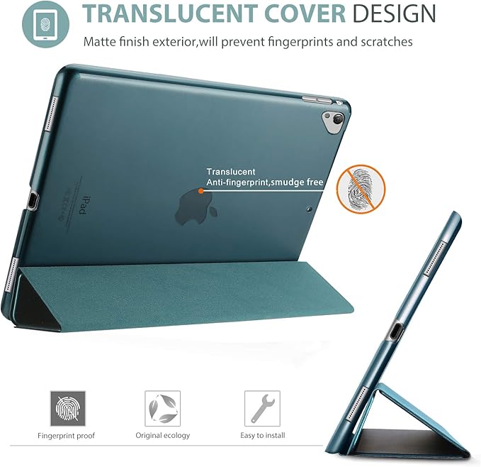 ProCase Smart Case for iPad Pro 12.9 Inch 1st and 2nd Generation (2015 and 2017 Model), Stand Cover Support Auto Sleep/Wake -Teal