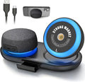 Dual Bluetooth Speaker Set with TWS Stereo & Magnetic Base – 10H Playtime, 3H with RGB Sync Lights On, Phone Stand, Wireless Speakers for TV Watching,Home Theater, Outdoor, Multi-Room