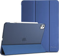 ProCase for iPad Pro 13 Inch Case M5 2025/ M4 2024, Smart Cover iPad Pro M5 M4 Case 13 Inch, Slim Stand Translucent Hard Shell Back, Supports Touch ID, Auto Wake/Sleep -Darkblue