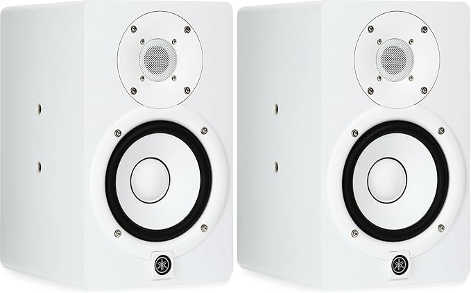 YAMAHA HS5I Studio Monitor with Mounting Points and Screws, White (Pack of 2)