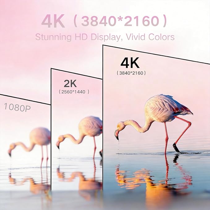 4K Touchscreen Portable Monitor 15.6", 3840×2160 UHD IPS, 100% sRGB HDR, USB-C & HDMI, Built-in Speaker for Laptop, PS5, PS4, Xbox, Switch