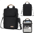 10-13 Inch Tablet Sleeve Bag, Ipad Bag for 13 In/11 in New iPad Pro M4 & 13 in Air M2 2024,iPad Pro 12.9 M2&M1,Ipad 10.9,Galaxy Tab S8+/S9+ 12.4,with Removable Shoulder Strap(Black)