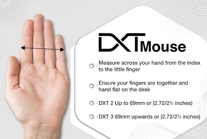 KINESIS DXT Mouse 3 Ergonomic Vertical Mouse (USB Wired)