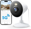 Rocktone 5G & 2.4G Indoor/Outdoor Security Camera for Home, Baby/Elder/Dog/Pet Camera with Phone App, WiFi Camera w/Spotlight Color Night Vision 2-Way Audio