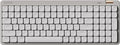 Flow Lite 100 Keys Low Profile Mechanical Keyboard, Swappable Rechargeable Wireless Keyboard with 2.4G Receiver, Bluetooth and Wired Connection for Windows, Mac/ Specter Linear Switches (Marble)