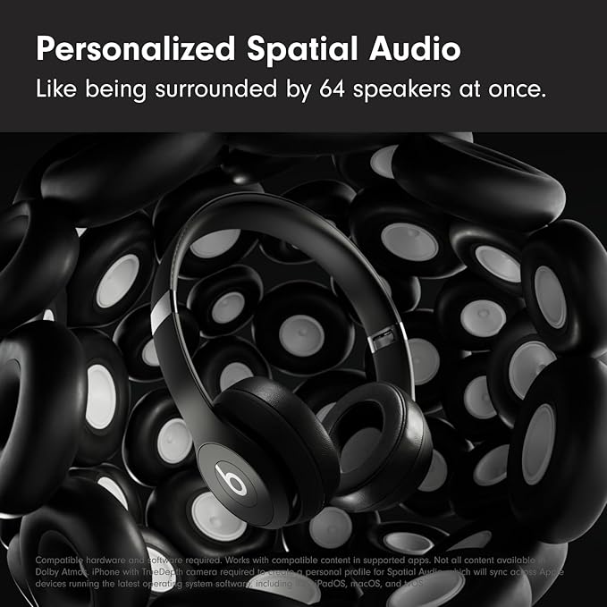 Beats Solo4 with AppleCare+ for Headphones (2 Years) - Matte Black