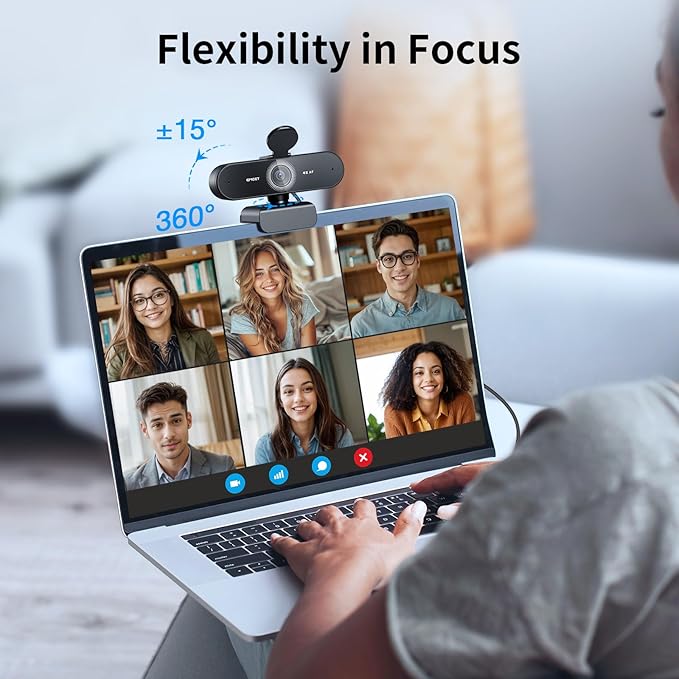 EMEET NOVA 4K PDAF Autofocus and C960 4K Autofocus TOF Webcams