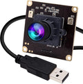 ELP 4K USB Camera for Computer & Rasp Pi - Dual Microphone, IMX317 Sensor, 8MP USB Security Camera