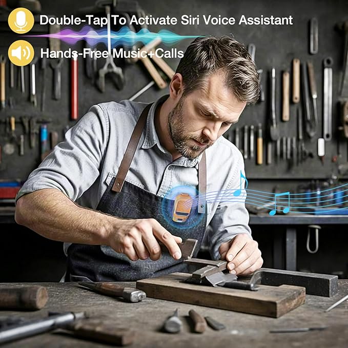 INFURTURE Clip on Bluetooth Speaker with RGB/Flashlight, Wearable Waterproof Shower Speaker Bathroom Speakers Built-in Noise Reduction Mic for Hands-Free Music/Calls-for Work/Riding/Golf/Outdoor