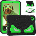 AKABEILA Compatible with Samsung Galaxy Tab A11 2025 8.7 inch Tablet Case，Lightweight Shockproof Rugged Protective Cover with Kickstand for Kids Children Boys Babies Dark Green