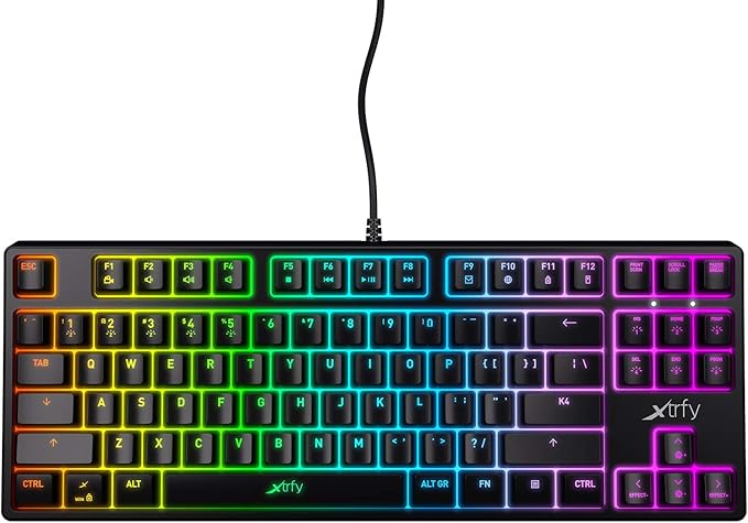K4 RGB Tenkeyless, Mechanical gaming keyboard with RGB, US